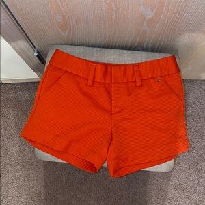 Orange Calvin Klein shorts